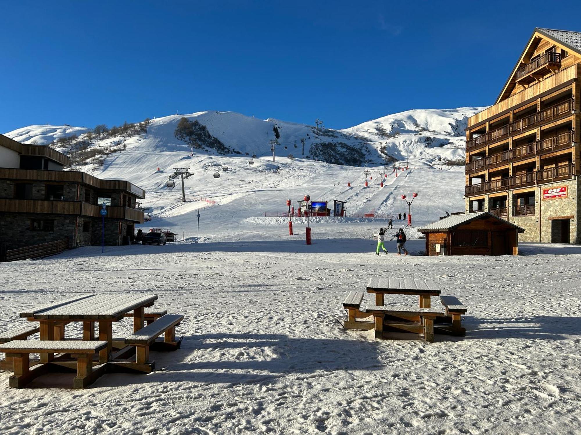 Le Marlou Apartment Fontcouverte-la-Toussuire Luaran gambar